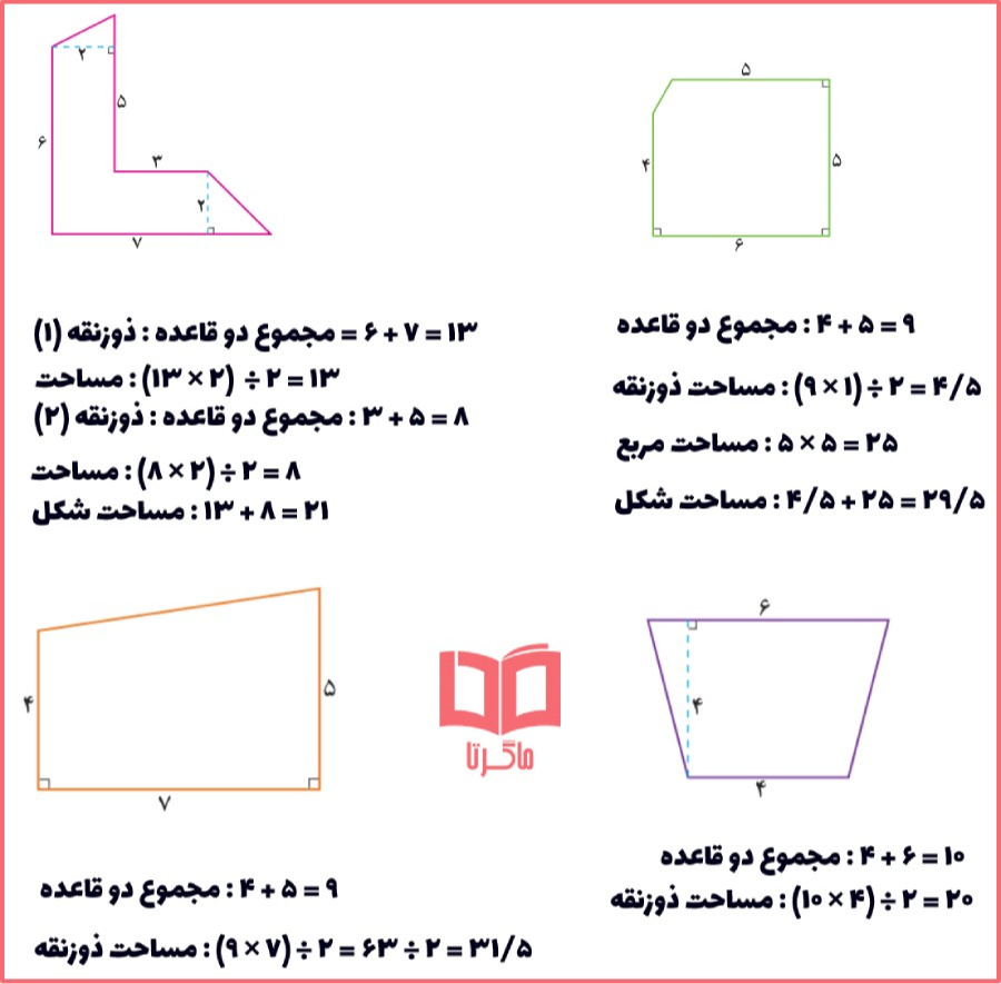 کار در کلاس ریاضی پنجم صفحه ۱۰۸