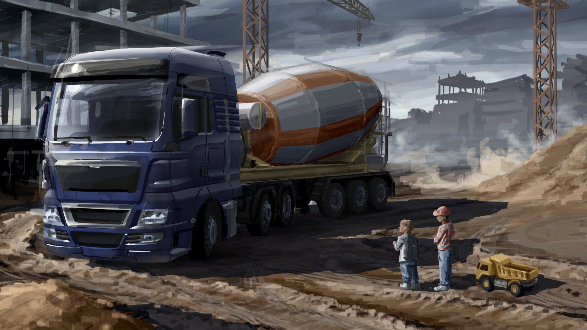 بازی یورو تراک 2 برای کامپیوتر Euro Truck Simulator 2