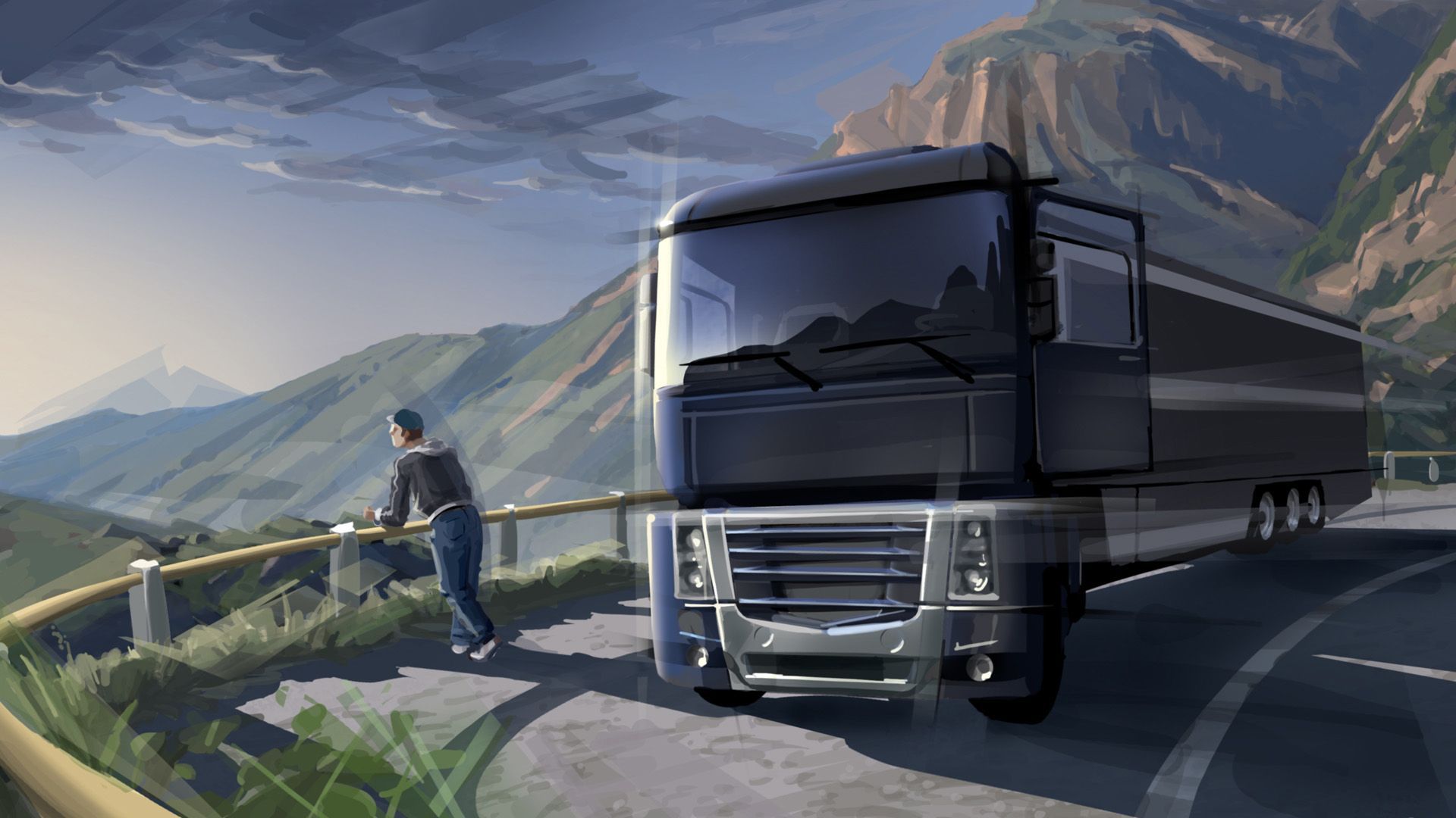 بازی یورو تراک 2 برای کامپیوتر Euro Truck Simulator 2